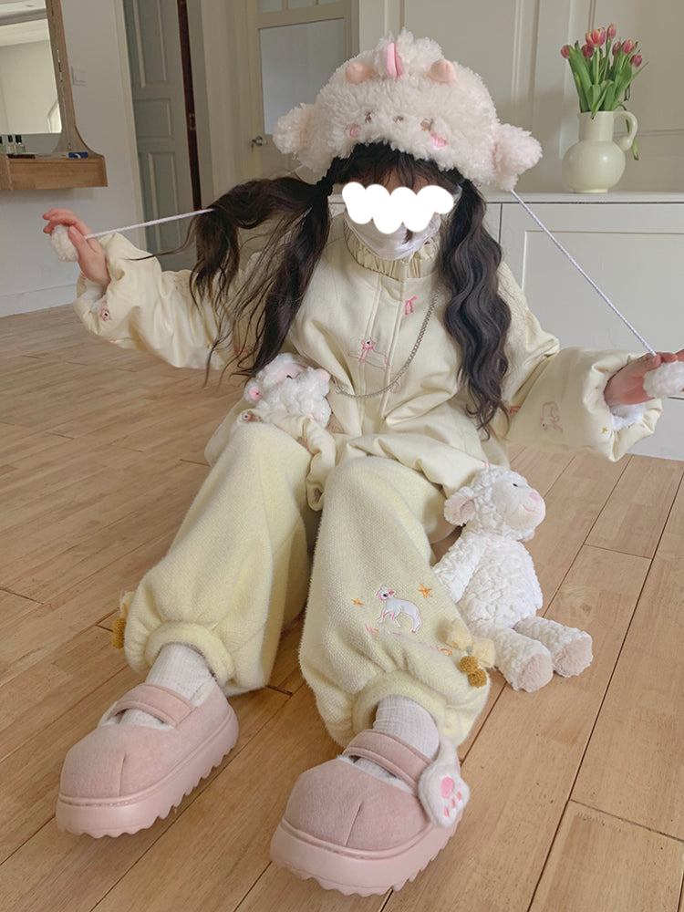 Lamb Cloud Plush Pants-ntbhshop