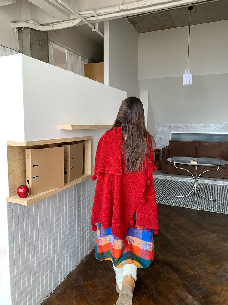 Snow Sheep Holiday Cloak Shawls-ntbhshop