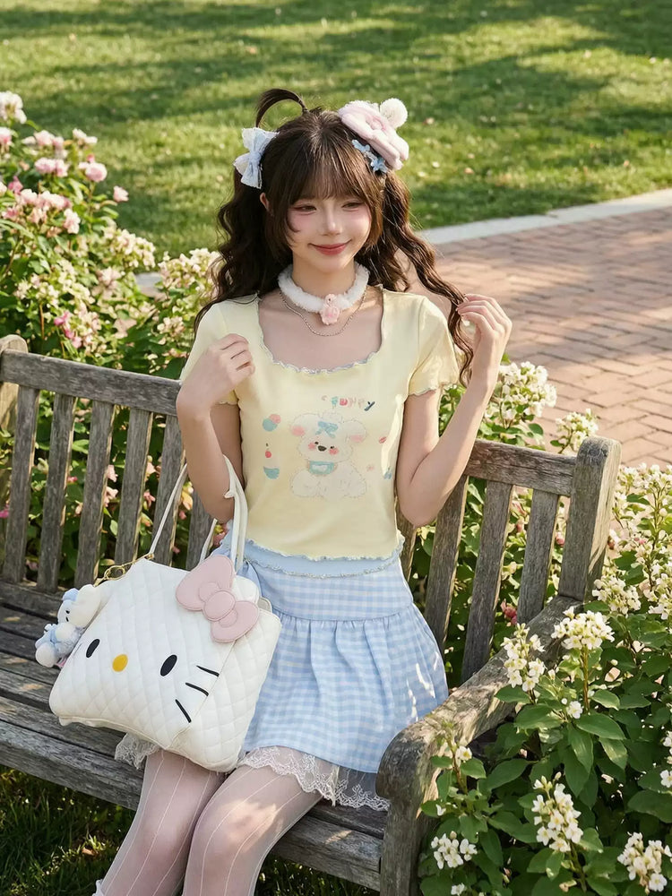 Cupcake Puppy Baby Tee-Tops-ntbhshop