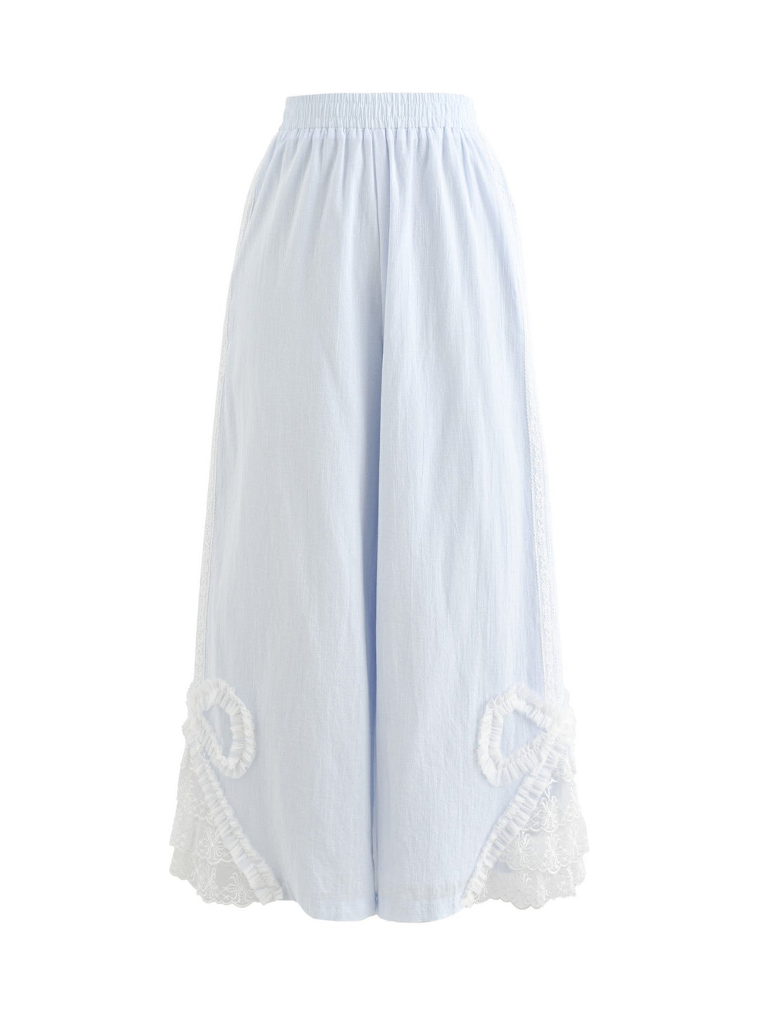 Cloud Ribbon Lace Pants-Bottoms-ntbhshop