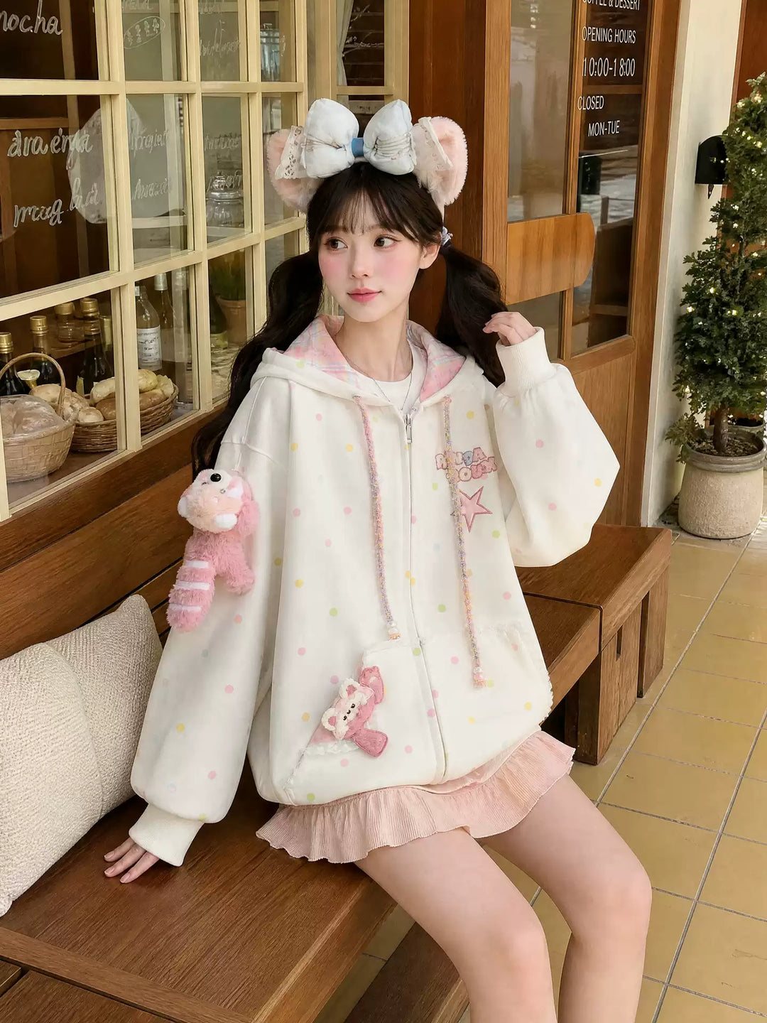 Panda Roux Dottie Jackets-Outerwear-ntbhshop