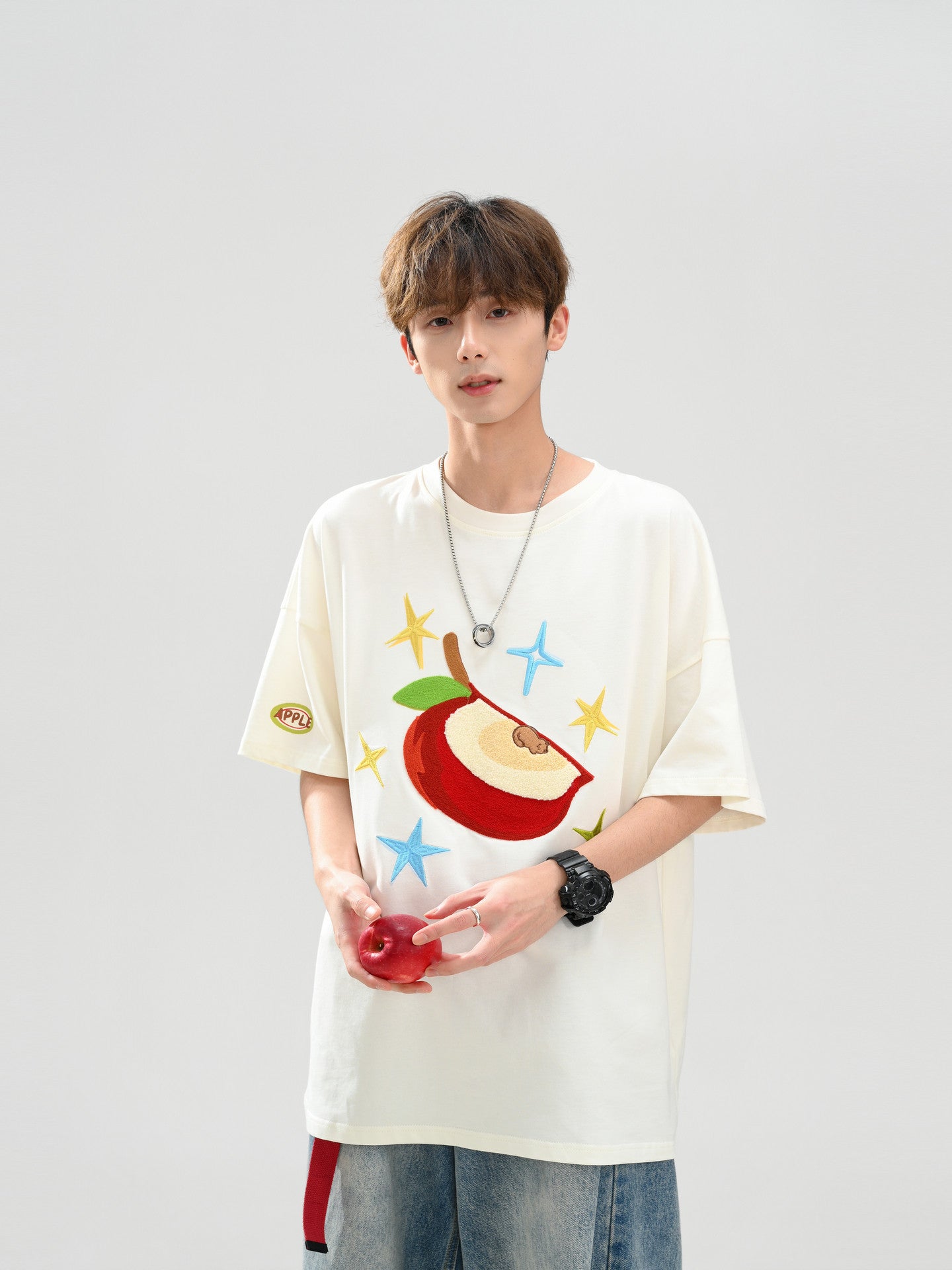 Apple Star Unisex Tees - ntbhshop