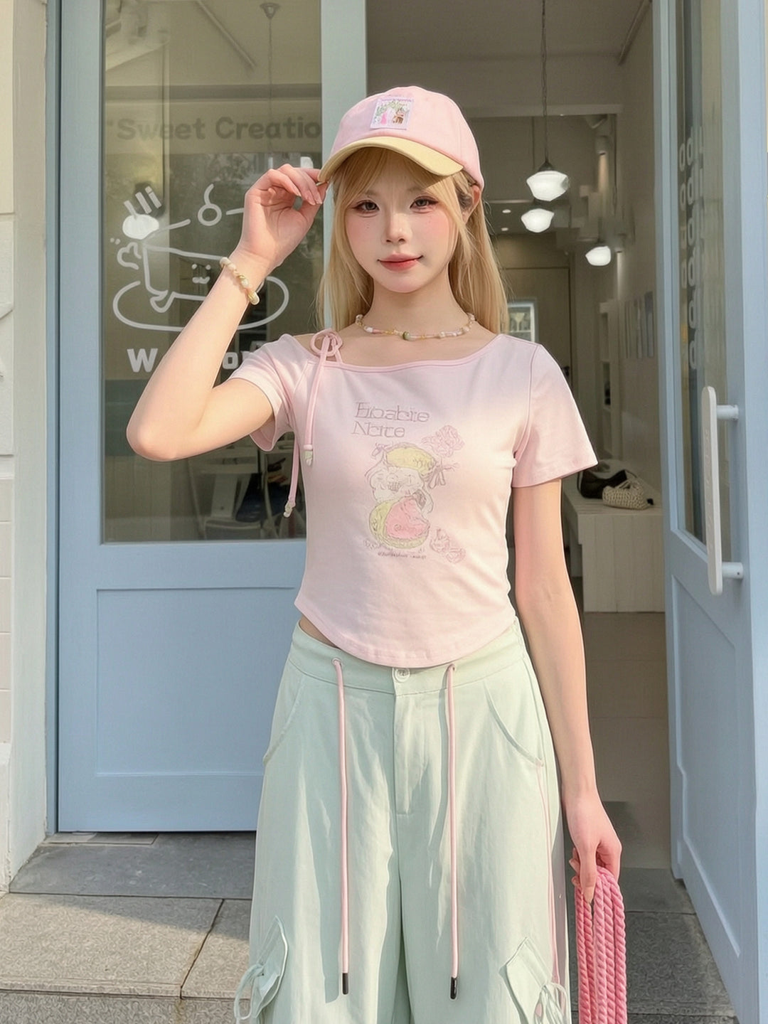 Frostbite Notes Crop Tops-Tops-ntbhshop