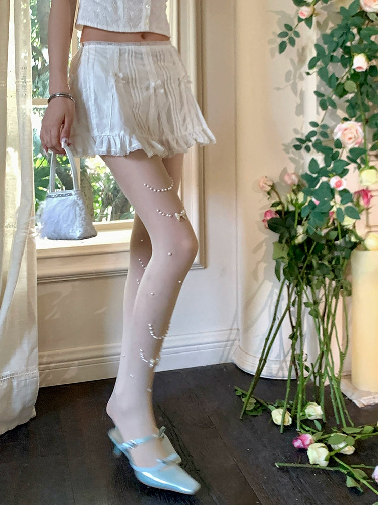 Angel Glow Celestial Pearl Tights-ntbhshop