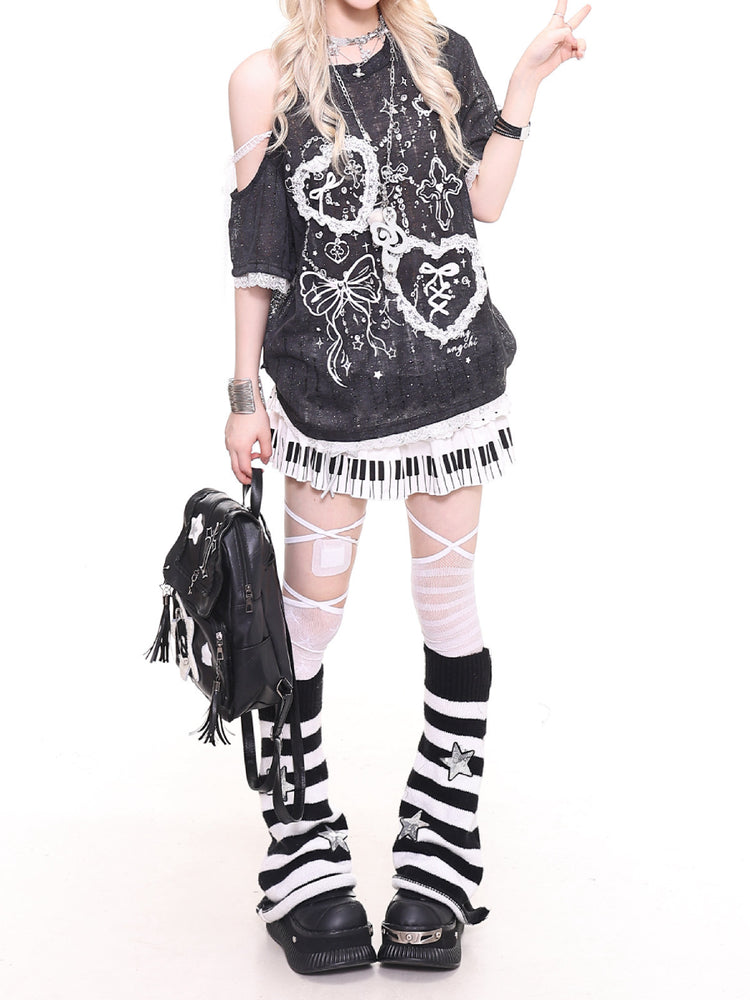 Piano Cake Layered Skirts-Bottoms-ntbhshop