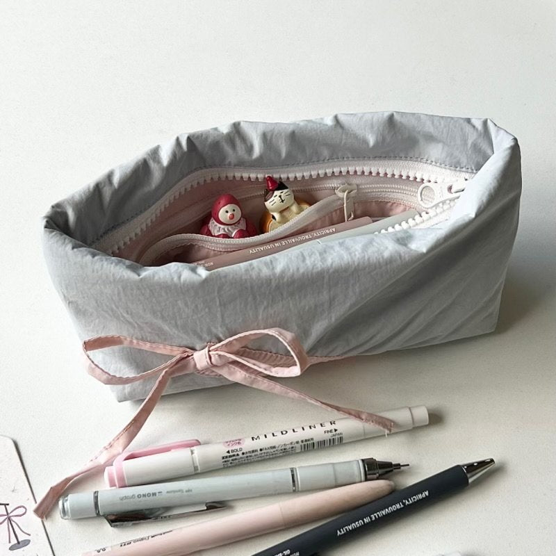 Gentle Ribbon Pencil Cases-Accessories-ntbhshop