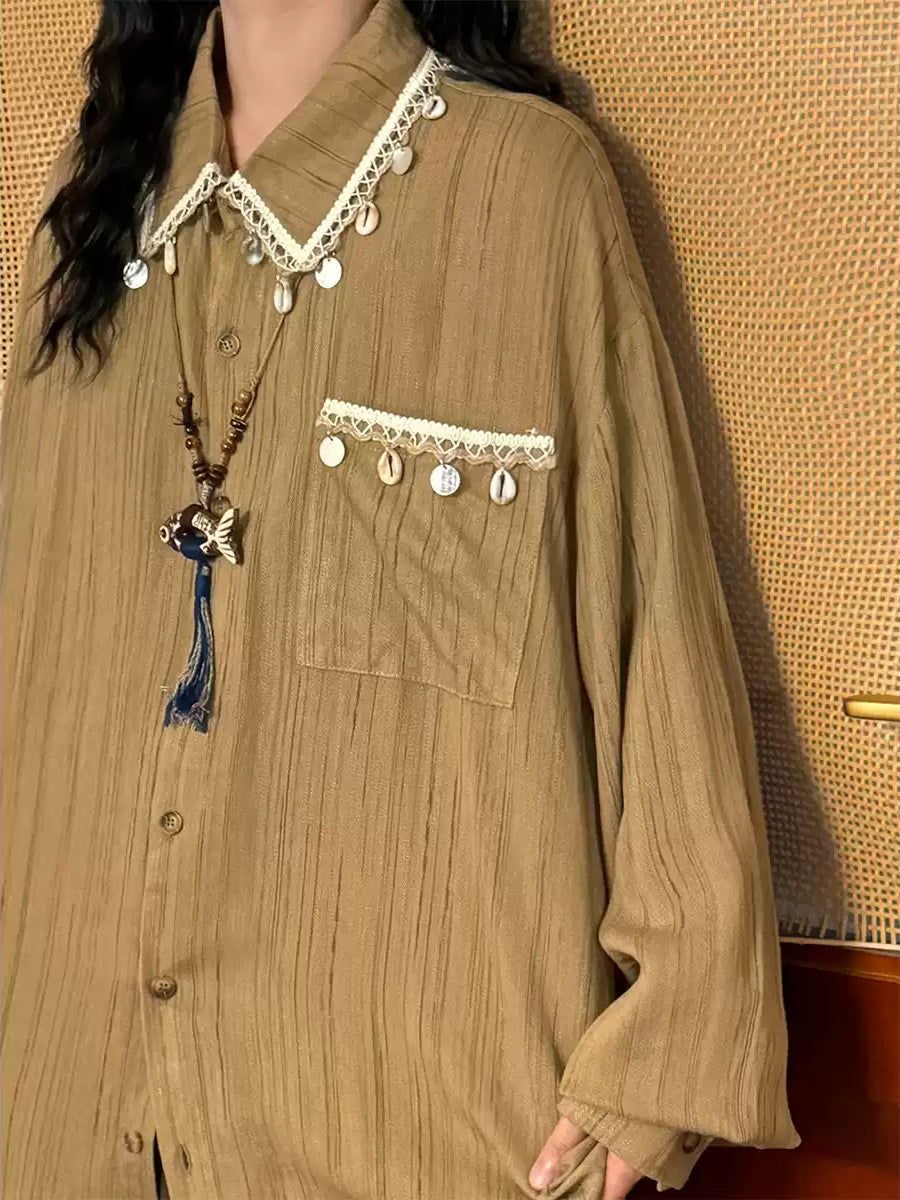 Vellum Archive Stripe Shirts-Tops-ntbhshop