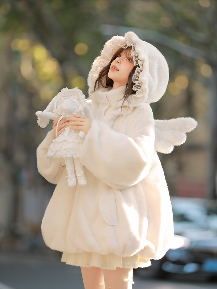 Heavenly Snow Angel Bubble Cloak-ntbhshop