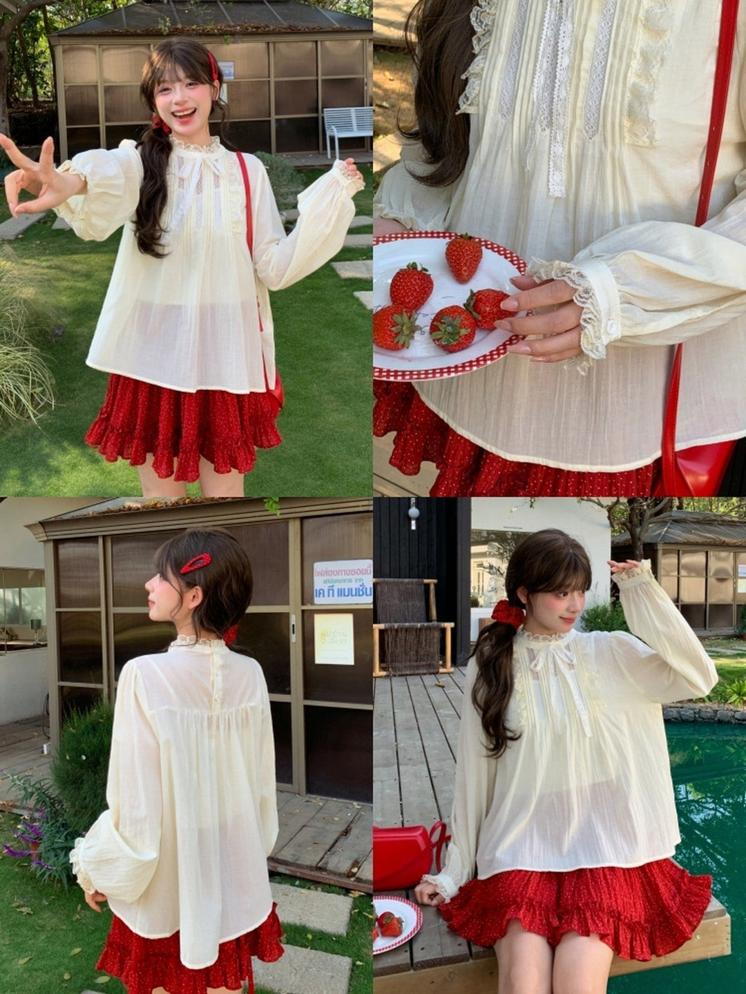 Whisper Story Chiffon Cami & Blouse