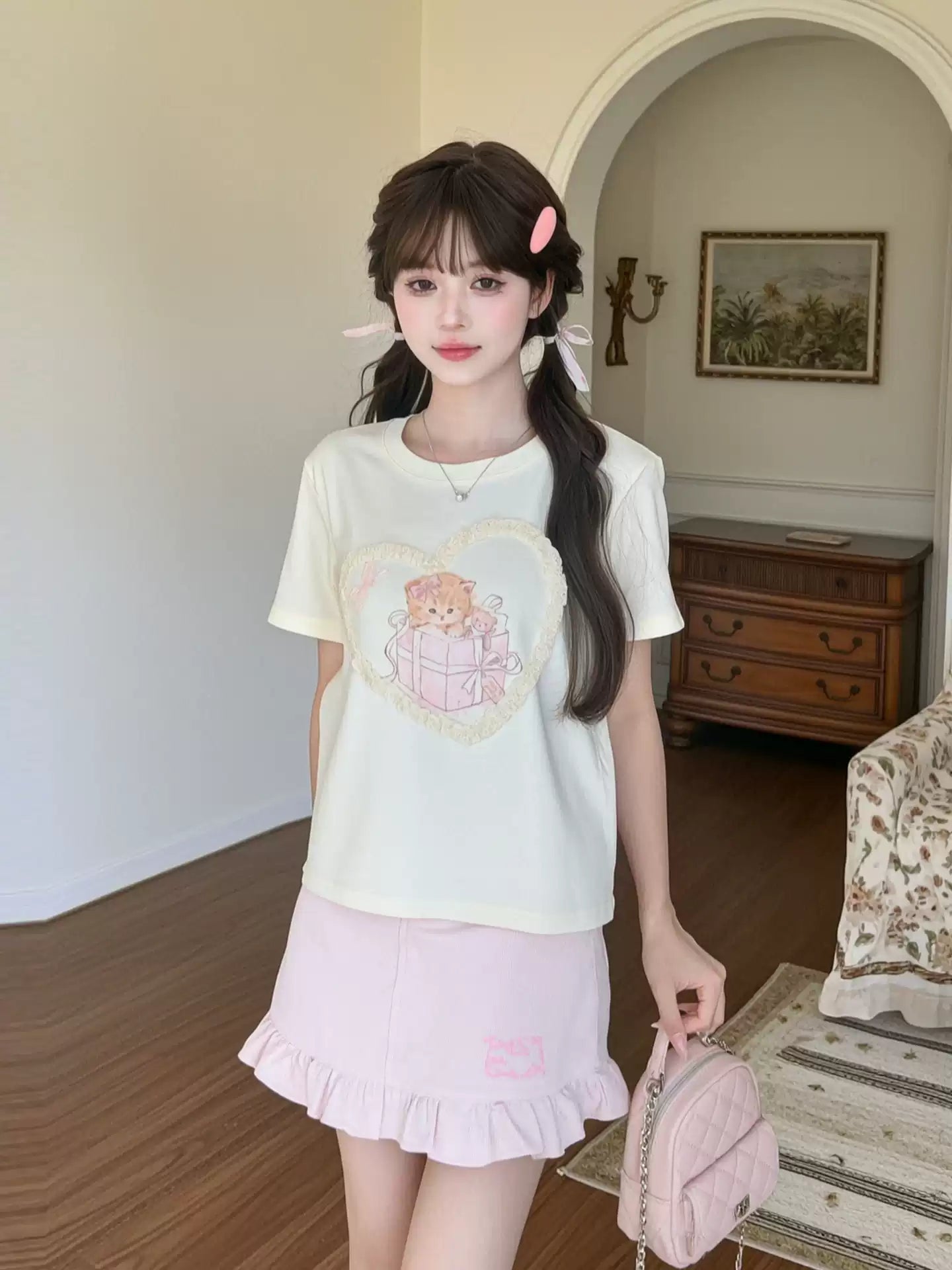 Blush Milk Corduroy Skirt-Bottoms-ntbhshop