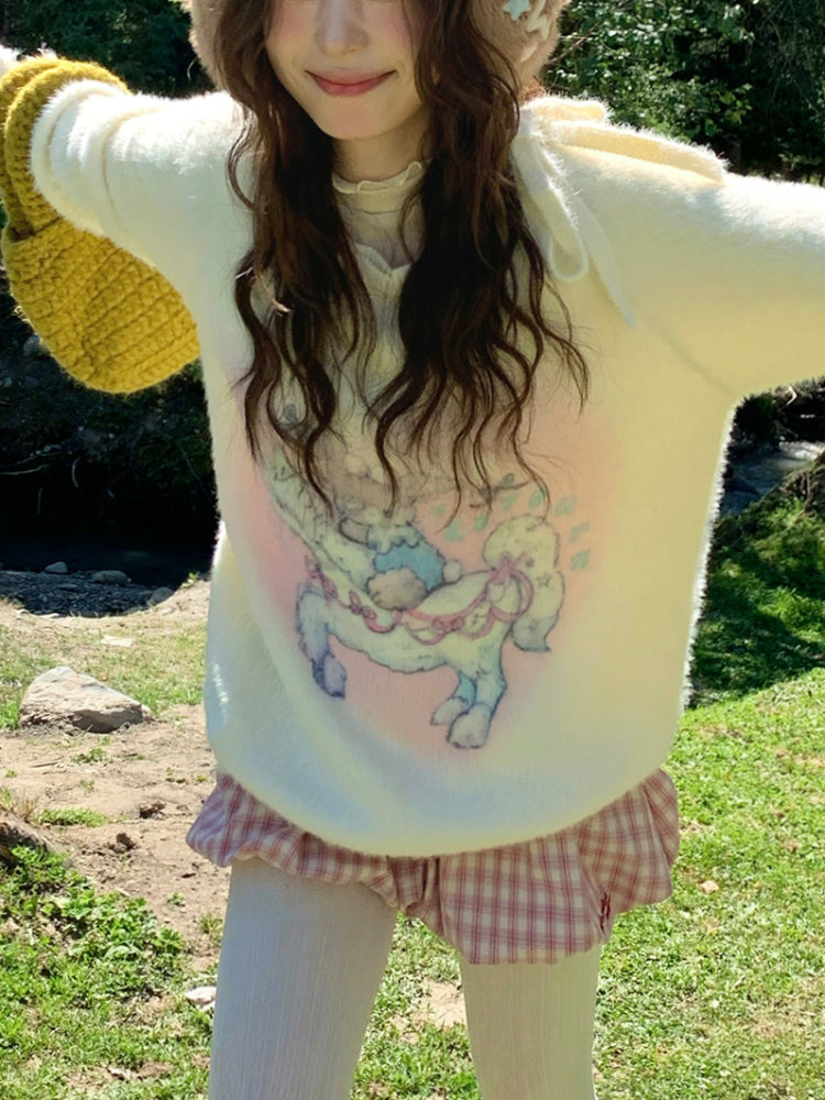 Whimsy Pony Knit Sweater-ntbhshop