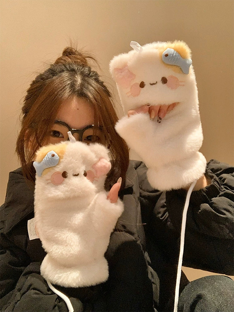 Purr Pouch Cozy Hug Gloves-ntbhshop