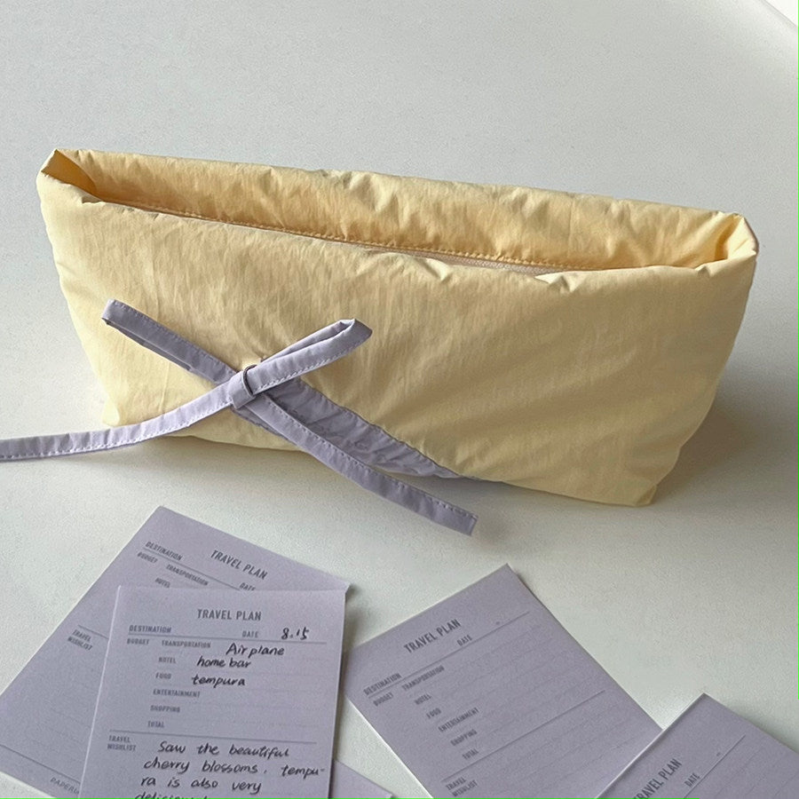 Gentle Ribbon Pencil Cases-Accessories-ntbhshop