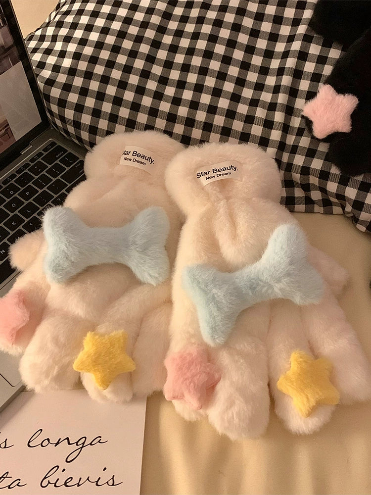 Cosmic Bone Galaxy Cozy Scarf & Gloves-ntbhshop