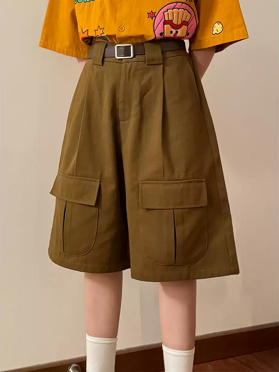 Study Hall Cargo Shorts-Bottoms-ntbhshop