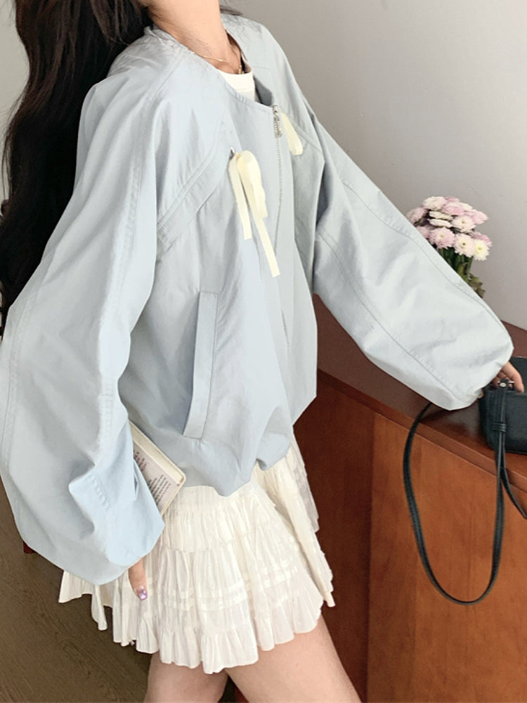 Bluebell Lace Crop Jacket-ntbhshop