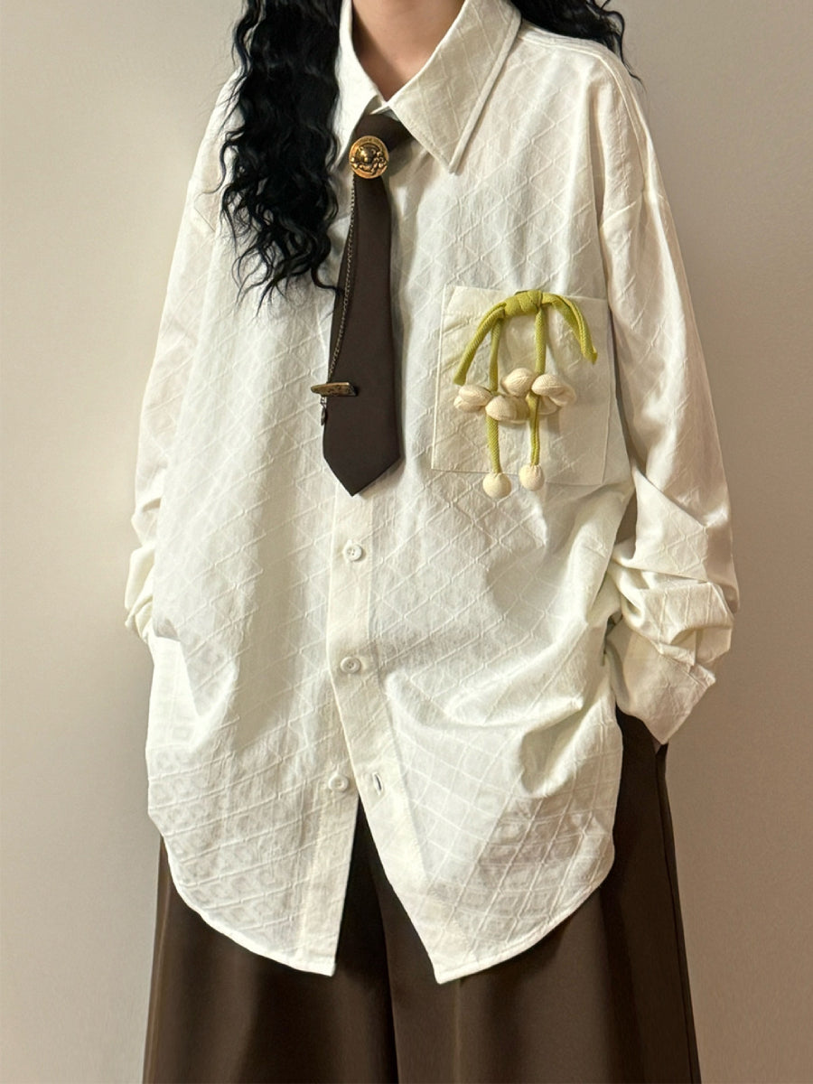 Lily of the Valley Tie Shirts-Tops-ntbhshop