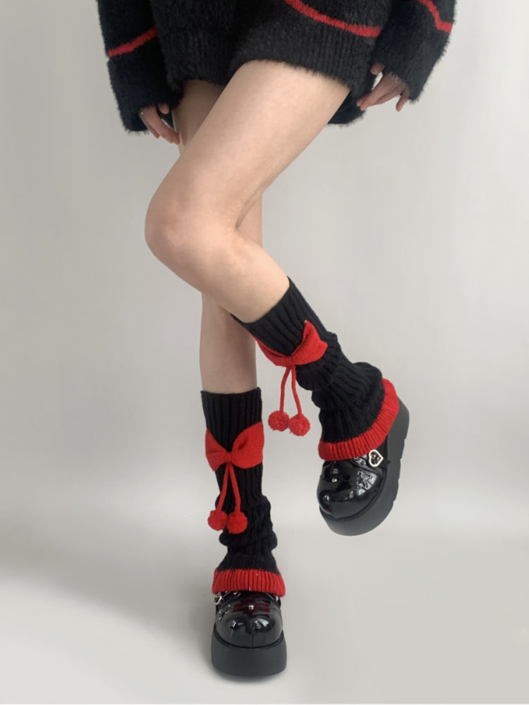 Pink Puff Parade Leg Warmers-ntbhshop