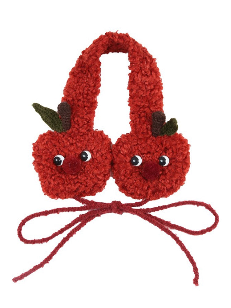 Red Apple Cloud Earmuffs-ntbhshop