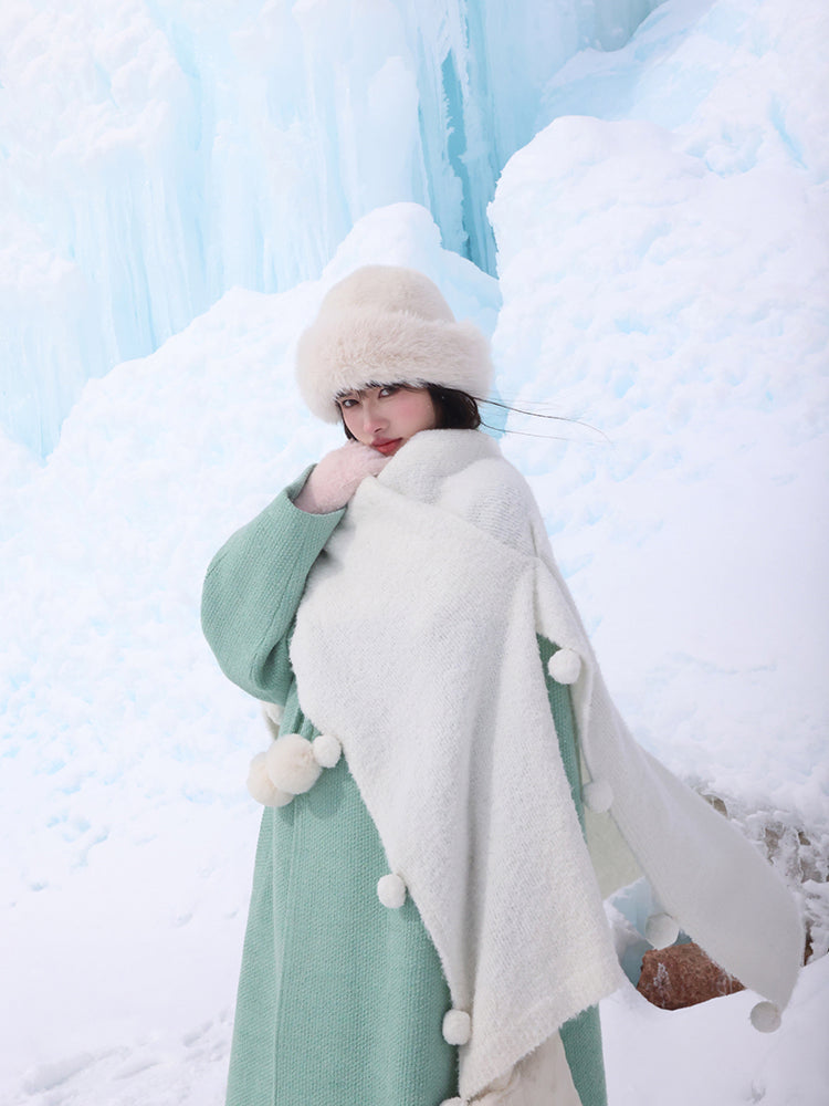 Snow Sheep Holiday Cloak Shawls-ntbhshop