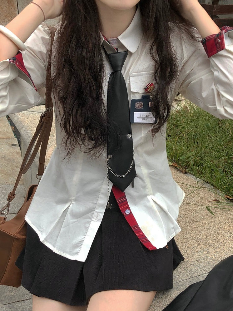 Autumn Confession Striped Shirts & Ties-ntbhshop