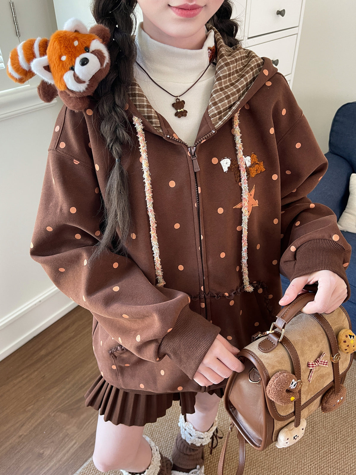 Panda Roux Dottie Jackets-Outerwear-ntbhshop