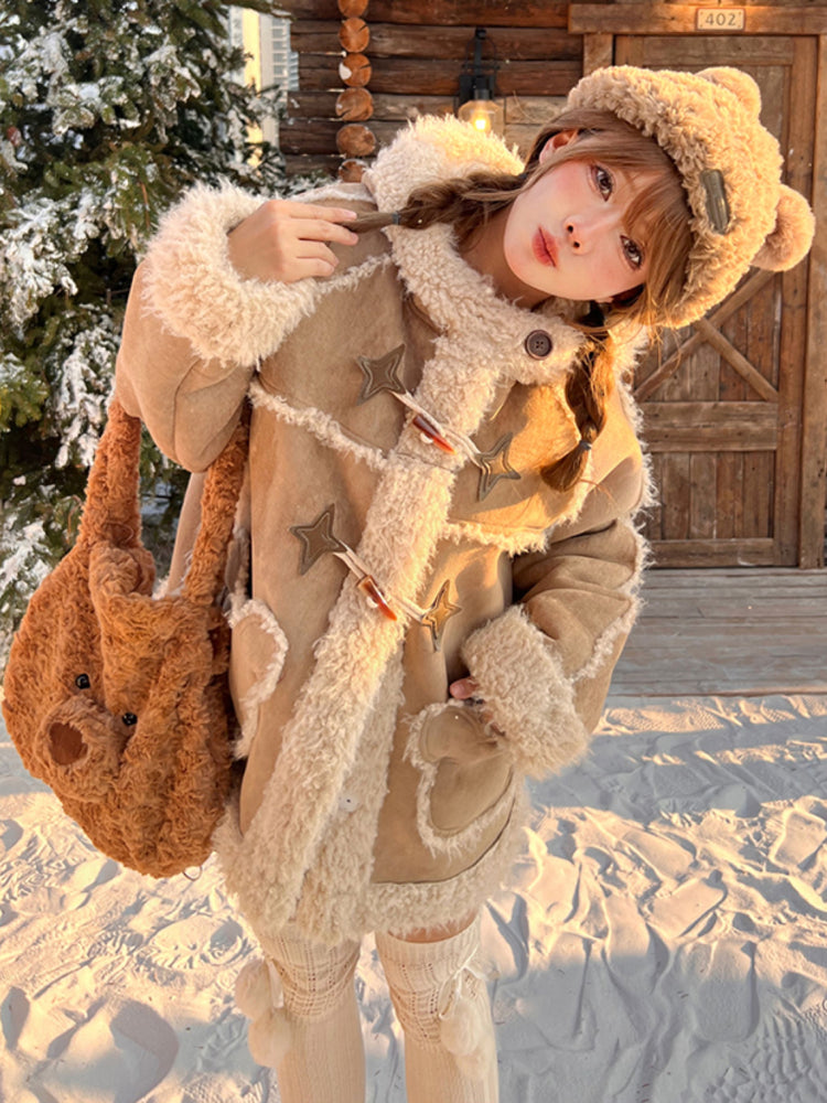 Cuddle Bear Reversible Suede Jacket-ntbhshop