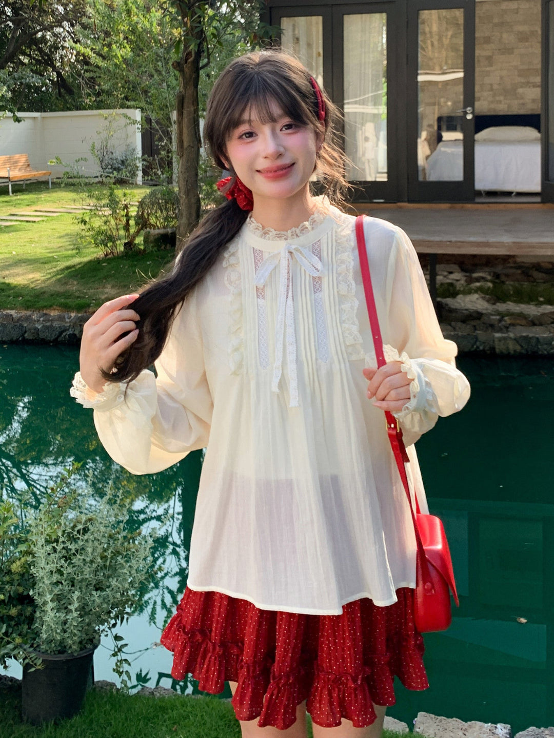 Whisper Story Chiffon Cami & Blouse