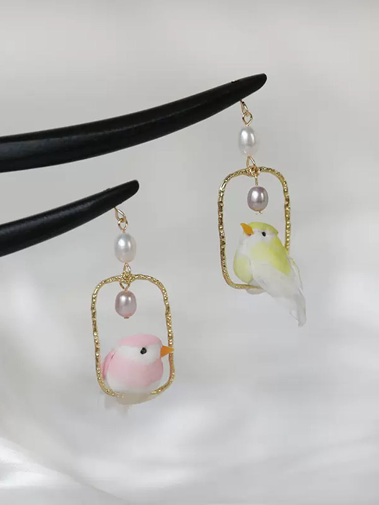 Tiny Tweet Bird Hairpin Sticks-ntbhshop