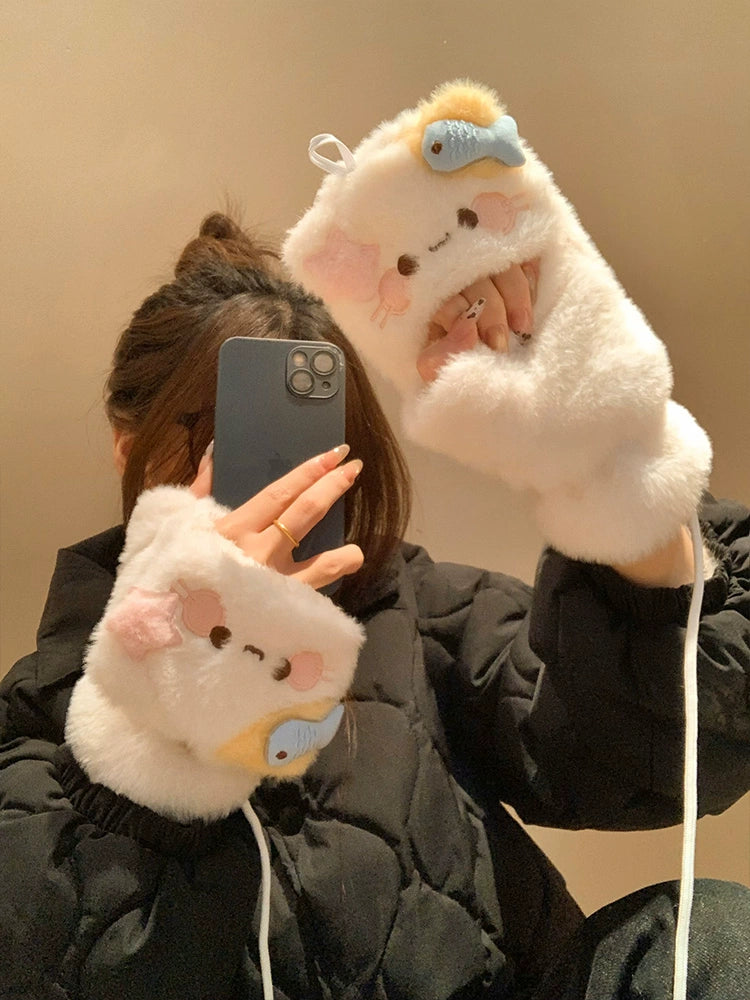 Purr Pouch Cozy Hug Gloves-ntbhshop