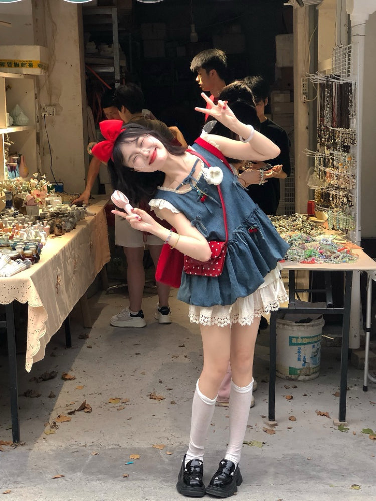 Cherry Pop Princess Bubble Blouses-ntbhshop