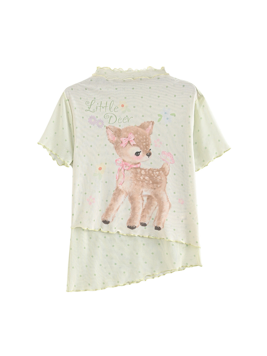 Dear Bambi Mesh Tees-Tops-ntbhshop