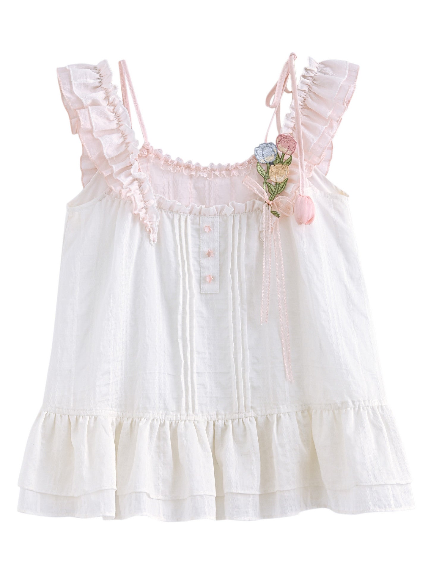 Tulip Bubble Petaline Blouse & Shorts-Sets-ntbhshop