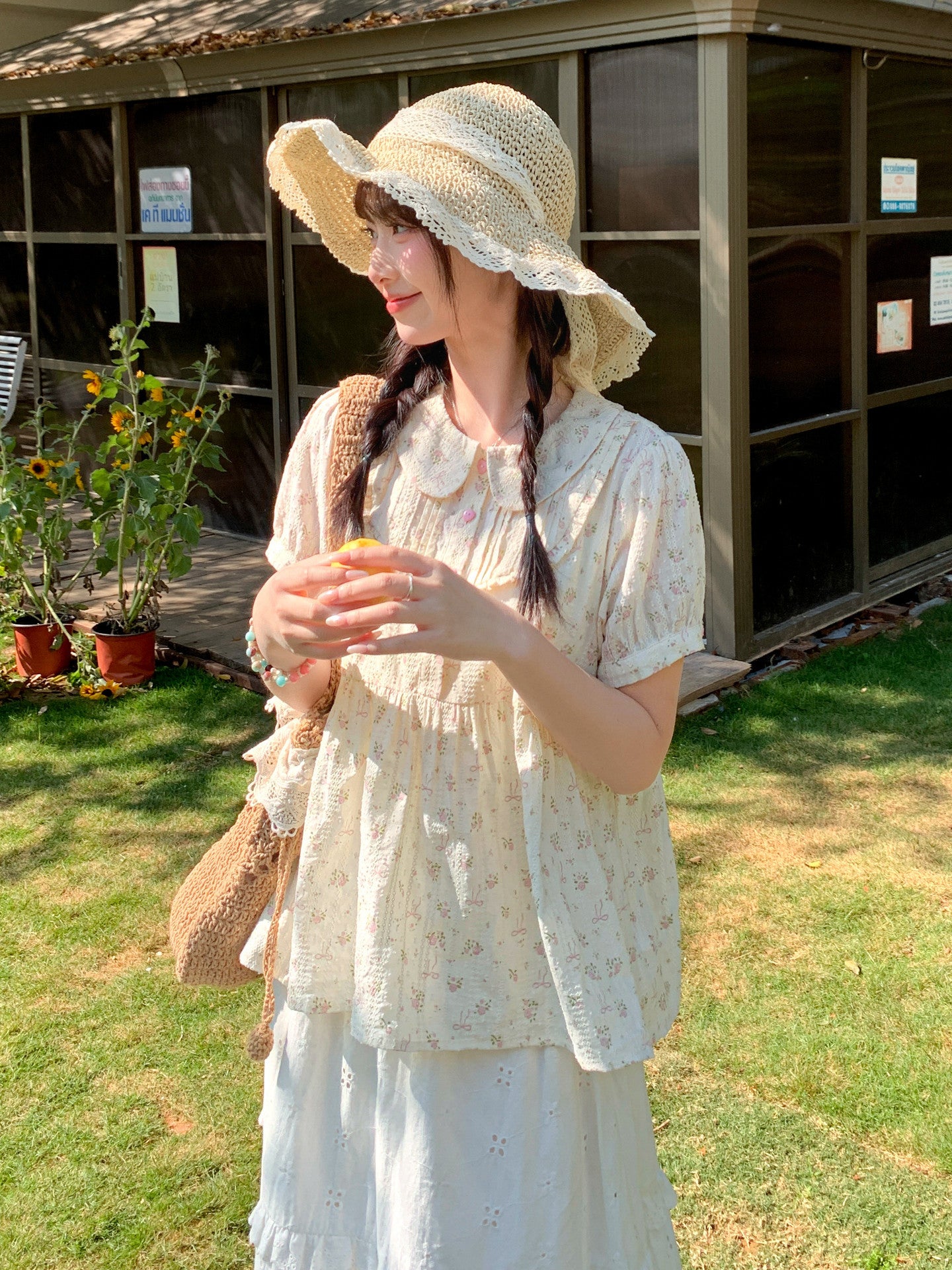 Butter Petal Babydoll Blouse-Tops-ntbhshop