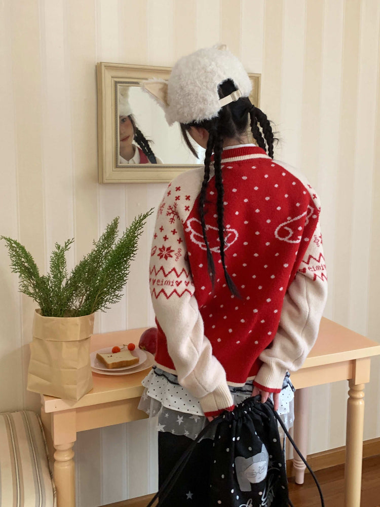 Cloud Speckle Knit Cardigans-Outerwear-ntbhshop