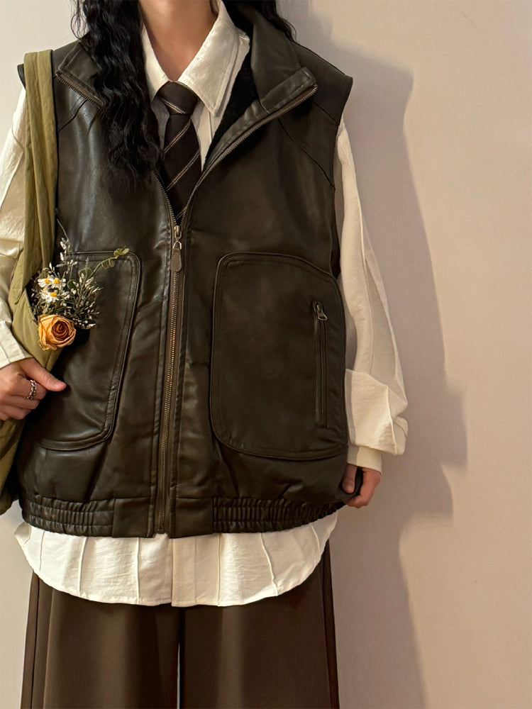 Midnight Rider PU Rebel Vest-ntbhshop