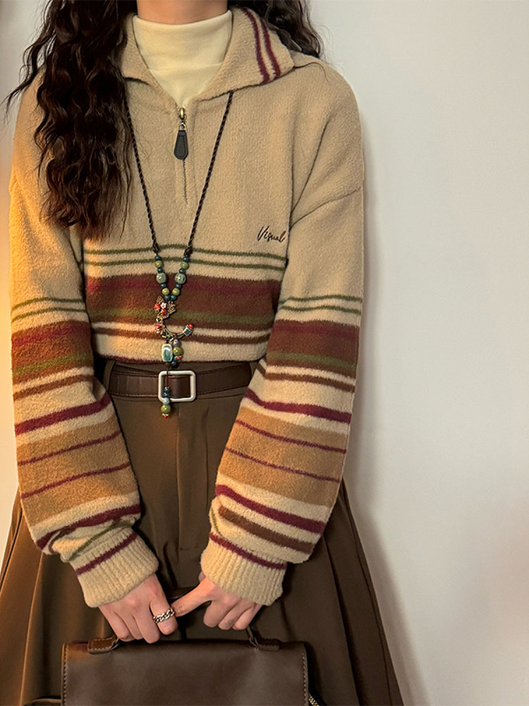 Vintage Wanderer Campus Sweater-ntbhshop