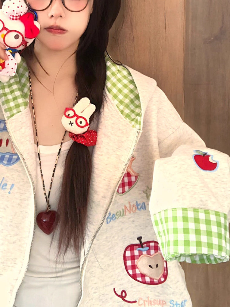 Apple Picnic Whimsy Hooded Jackets-ntbhshop