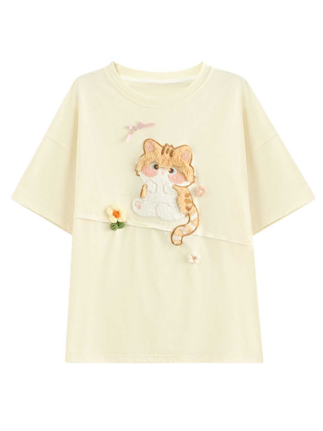 Butter Tabby Graphic Tee-Tops-ntbhshop