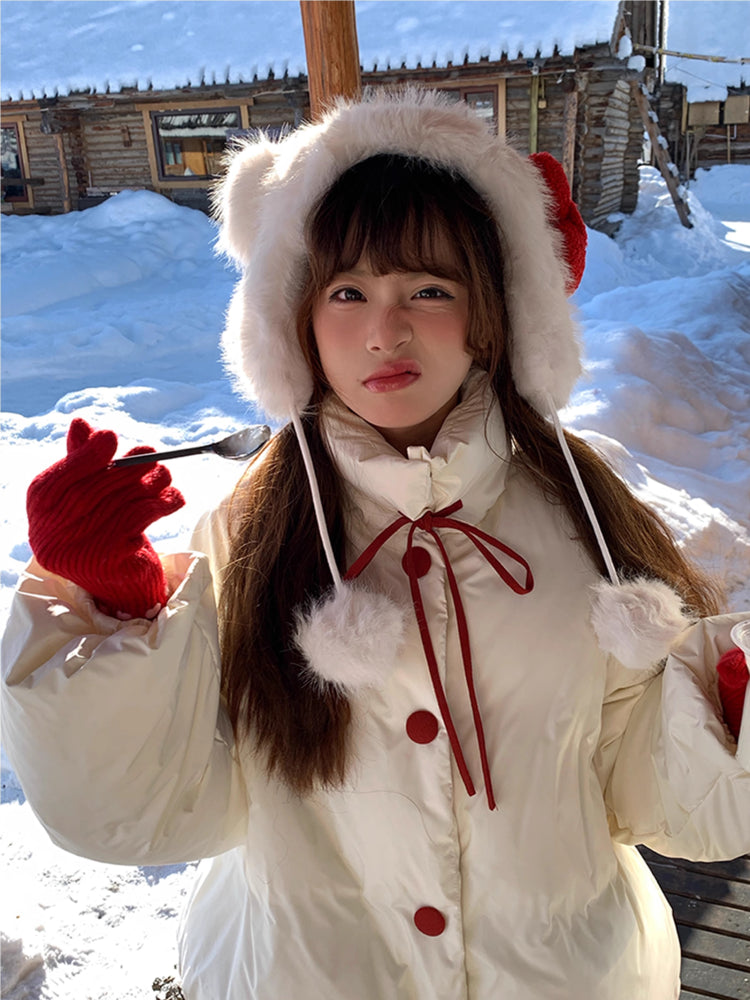 Berry Girl Cloud Puffer Jacket-Outerwear-ntbhshop