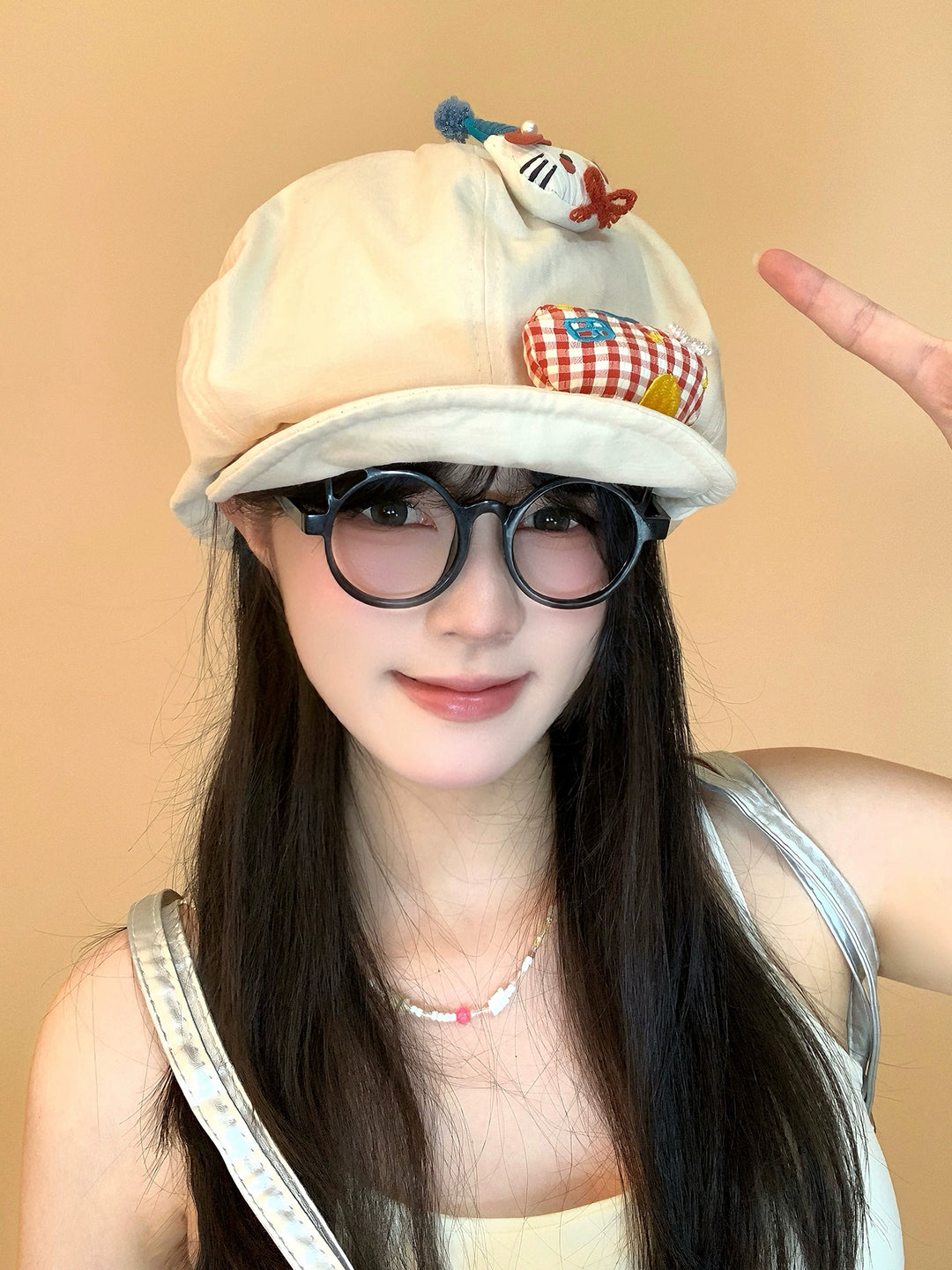 Cloud Painter Cute Denim Berets-ntbhshop