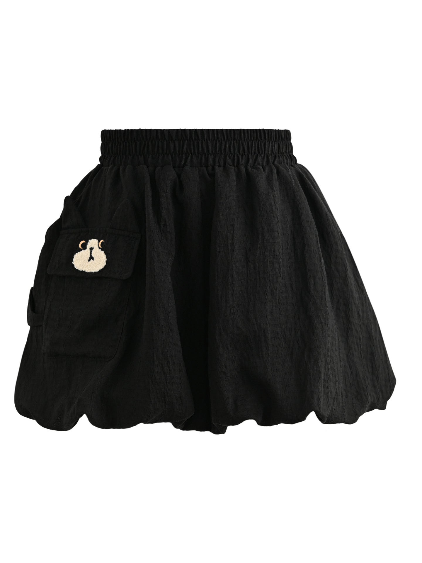 Milk Cat Bubble Skirt-Bottoms-ntbhshop