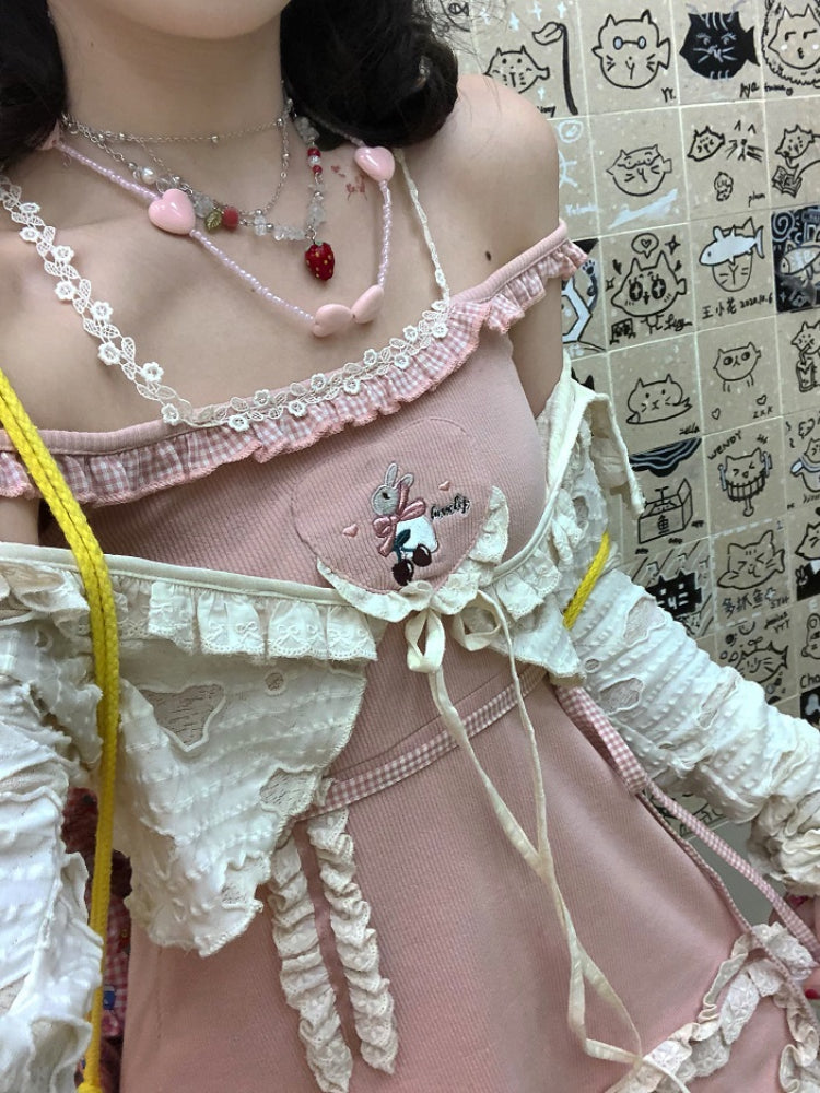 Heart Cut Sunscreen Crop Cardigan-ntbhshop