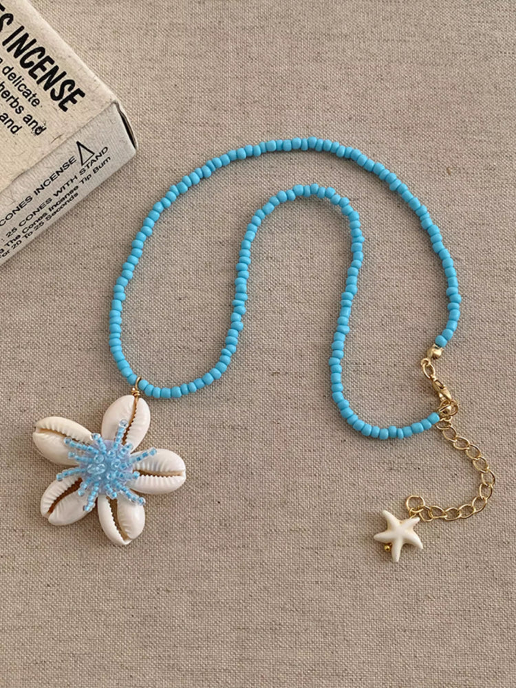 Tropical Tides Beaded Clavicle Necklaces-ntbhshop