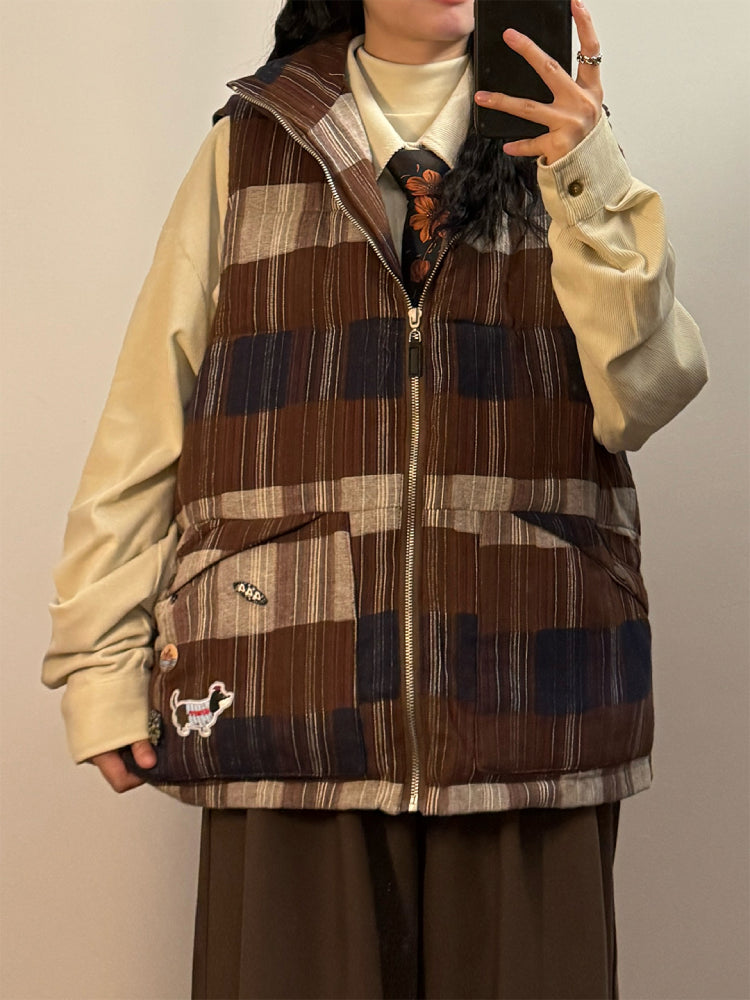 Dachshund Patch Puffer Vests-ntbhshop