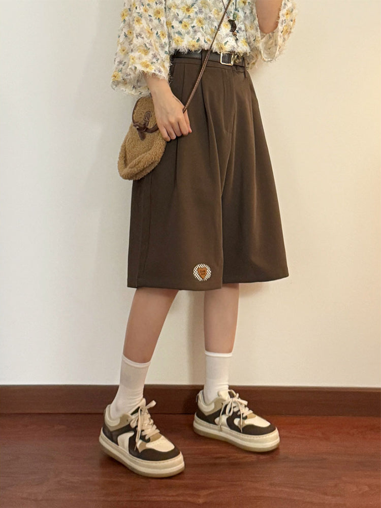 Retro Drift Wide Drape Shorts-ntbhshop