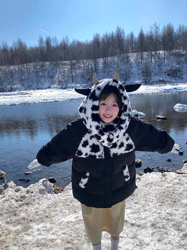 MooMoo Clouds Puffer Jacket-ntbhshop