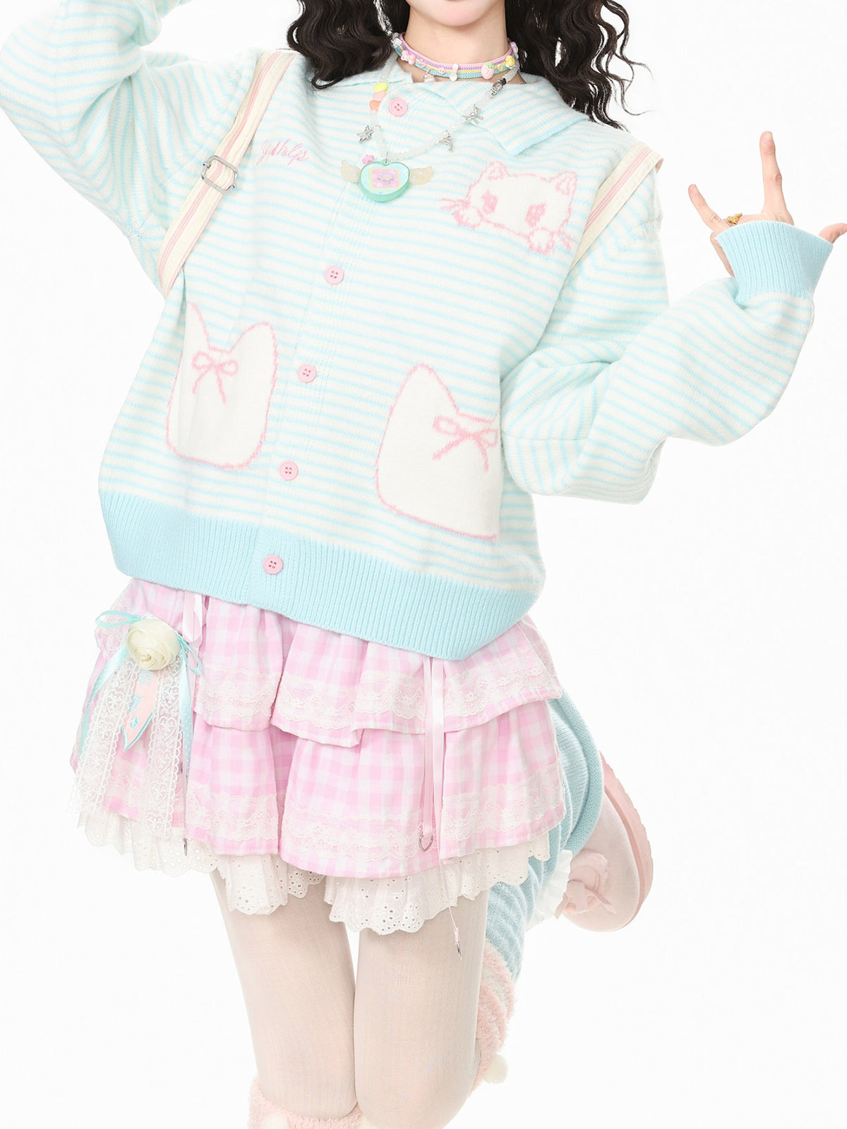 Kitty Pretty Knit Sweaters-Outerwear-ntbhshop