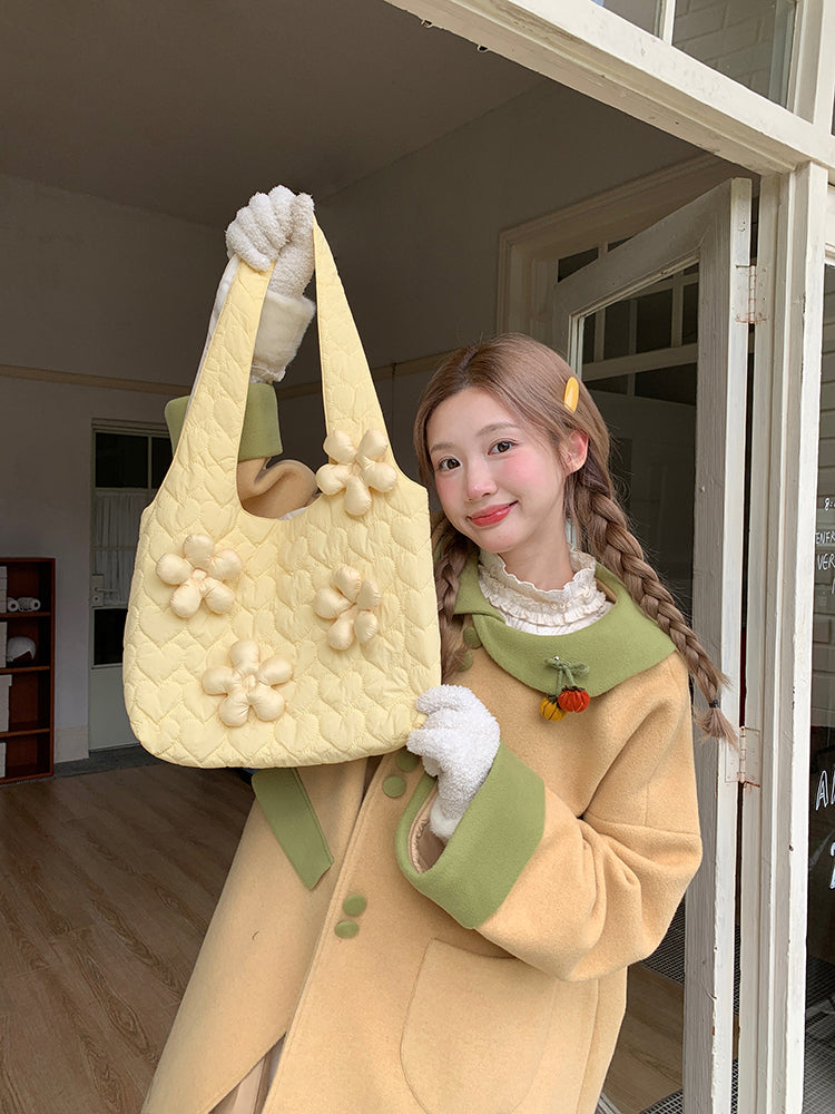 Sunny Bloom Puff Tote-ntbhshop