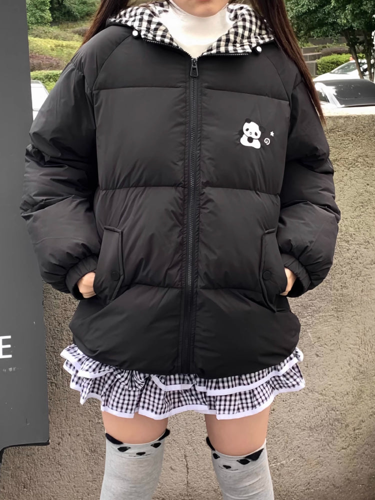 Panda Wander Puff Jacket-ntbhshop